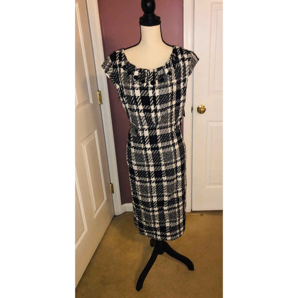 Houndstooth dress